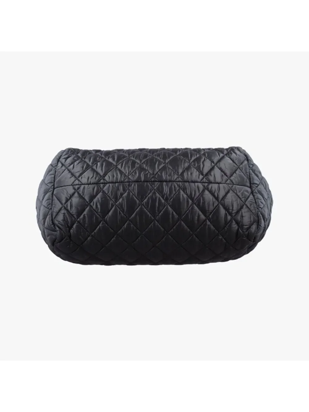 Chanel Coco Cocoon Quilted Black Nylon Leather Handbag
